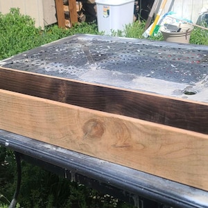Shou Sugi Ban Cedar Planter Box: Reclaimed Wood Window Flowerpot