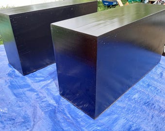 Tv riser for entertainment stand organization. 2 are required for screens with two feet.