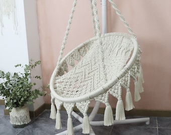TUTORIAL macrame pendant chair / in Spanish macramé pendant chair well explained step by step, you only need basic knowledge