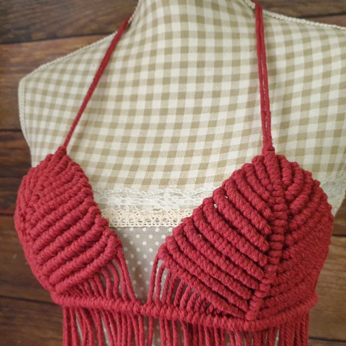 Pasion bikini and dress macrame main image 1
