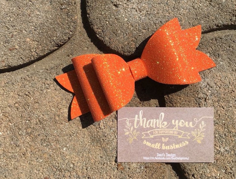 Glitter bows