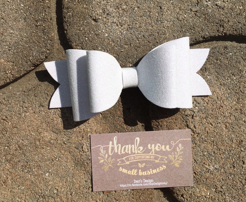 Glitter bows