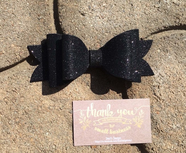 Glitter bows