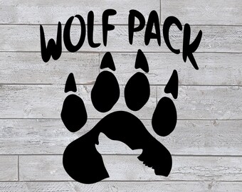 Download Wolf Pack Svg Etsy