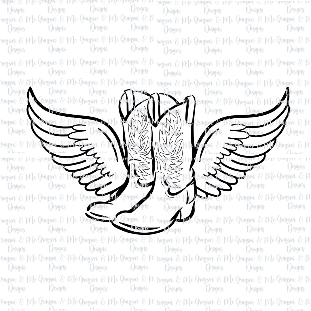 Cowboy Boots With Angel Wings SVG Cowboy Boots SVG Angel Etsy cowboy-boots-with-angel-wings-svg-cowboy-boots-svg-angel-etsy
