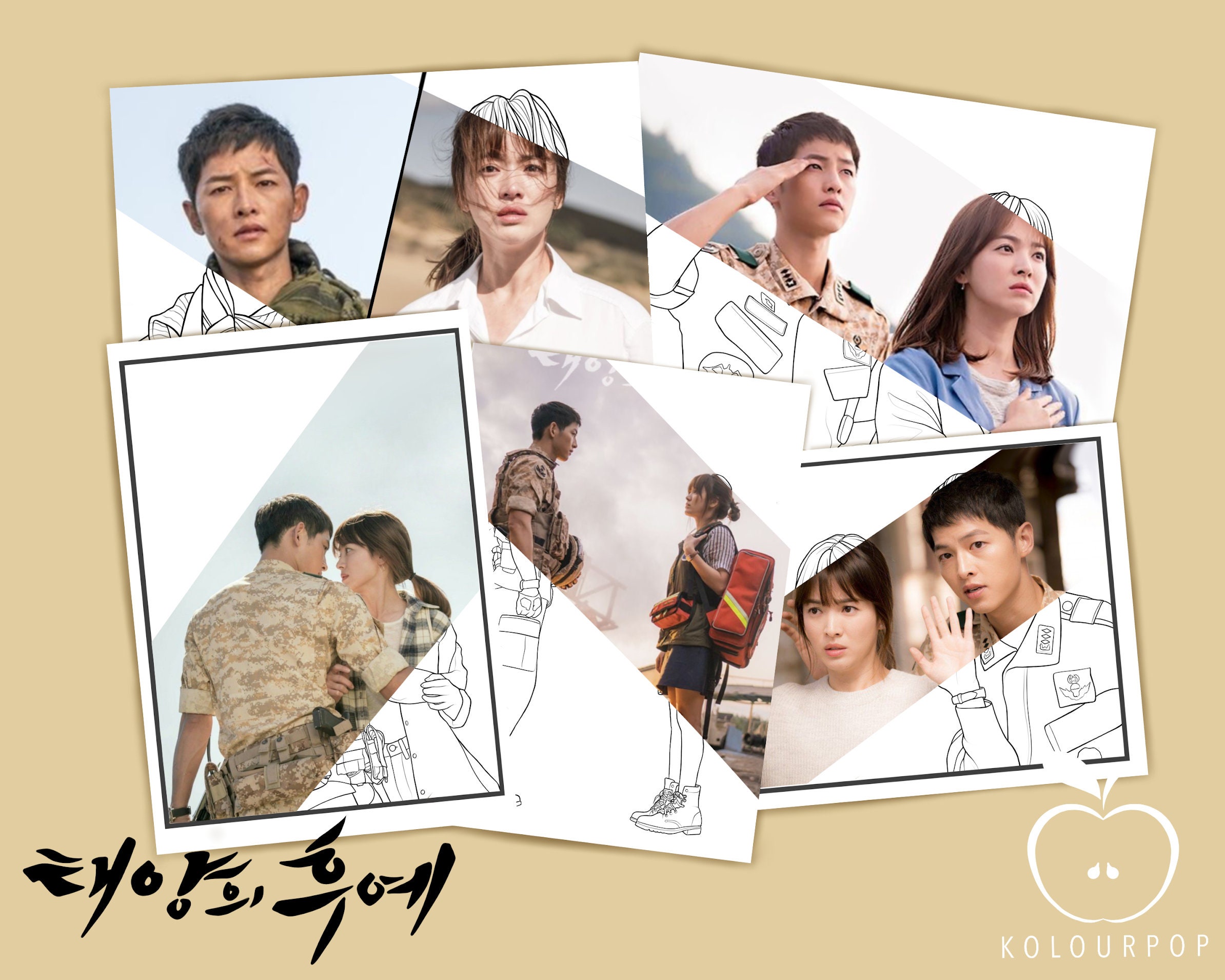 Song Joong Ki - Descendants of the Sun Poster for Sale by fancyitup