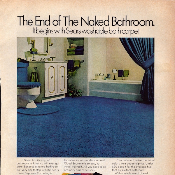 Bathroom Carpet - Etsy