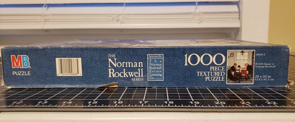 1990s Norman Rockwell 1000 Piece Jigsaw Puzzle 4868-1 Family Grace ...