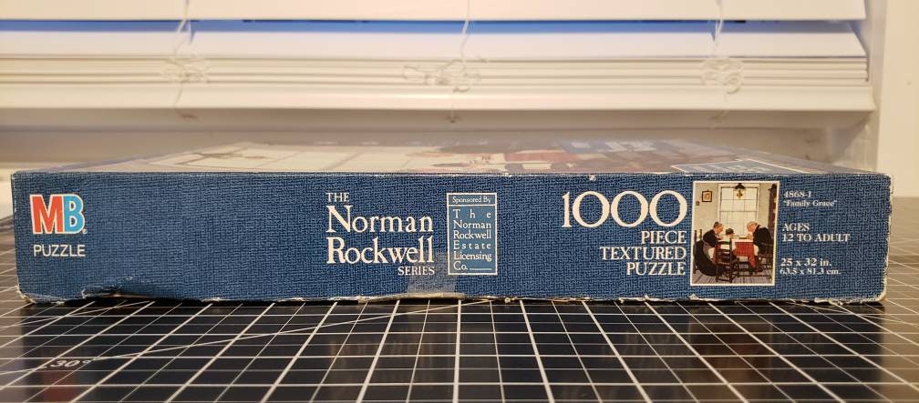 1990s Norman Rockwell 1000 Piece Jigsaw Puzzle 4868-1 Family Grace ...