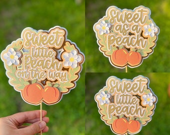 Peach Baby Shower, Sweet Peach, Sweet Little Peach, Sweet as a Peach, Sweet Little Peach is on the Way, Peachy Party, Just Peachy