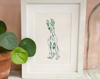 Custom Dog Portrait | Bespoke Pet Illustration