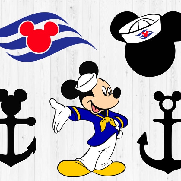 Cruise svg, cruise logo svg, pirate, mickey mouse sailor svg, Mickey mouse sailor clipart, cruise clipart, mickey mouse svg