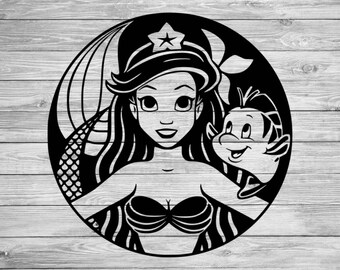 Free Free Little Mermaid Svg Etsy 196 SVG PNG EPS DXF File