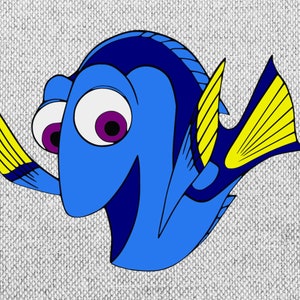 Dory svg, finding nemo svg,  dory clipart, dory png, cutting file for cricut silhouette, printable, INSTANT DOWNLOAD