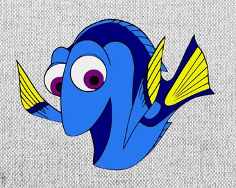 Dory svg, finding nemo svg,  dory clipart, dory png, cutting file for cricut silhouette, printable, INSTANT DOWNLOAD