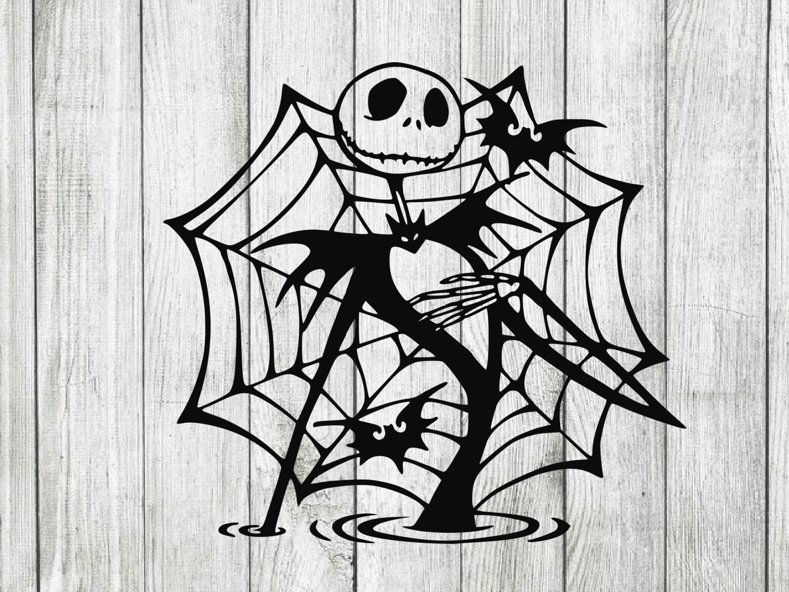 Jack Skellington Stenciljack Skellington Svg Nightmare Pngio | Images ...