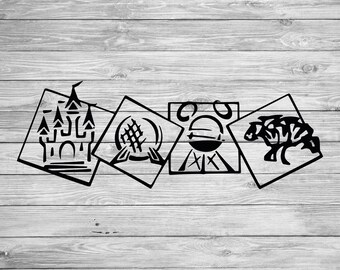 Parks svg, Animal kingdom, Magic kingdom svg, Vacation svg, epcot svg, mickey mouse svg