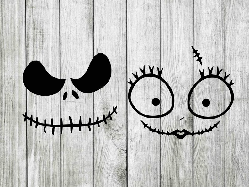 Download Jack and sally svg A nightmare before christmas svg cutting | Etsy Jack and sally svg A nightmare before christmas svg cutting | Etsy