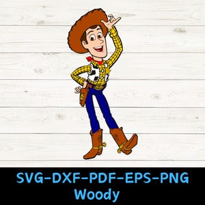 Woody svg schnitt Datei, woody Clipart, toy story woody svg, digitaler Download, sofortiger Download, svg, dxf, eps & png Dateien enthalten!