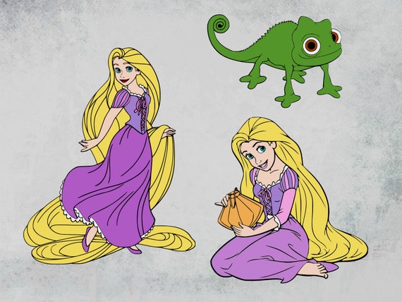 Download Rapunzel Svg Bundle Tangled Svg Rapunzel Clipart Tangled Etsy