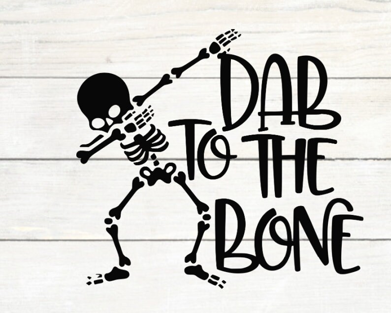 Dabbing Skeleton SVG Halloween Skeleton Svg Halloween Svg | Etsy