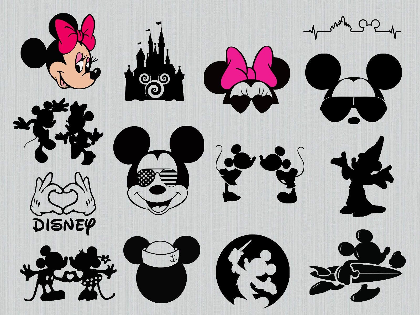 Free Free 170 Outline Disney Svg Files Mickey Mouse Svg SVG PNG EPS DXF File