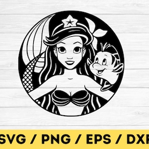 Ariel Svg, The Little Mermaid svg, ariel png, ariel clipart