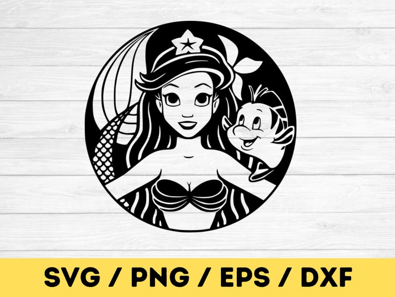 Ariel Svg, The Little Mermaid svg, ariel png, ariel clipart image 1