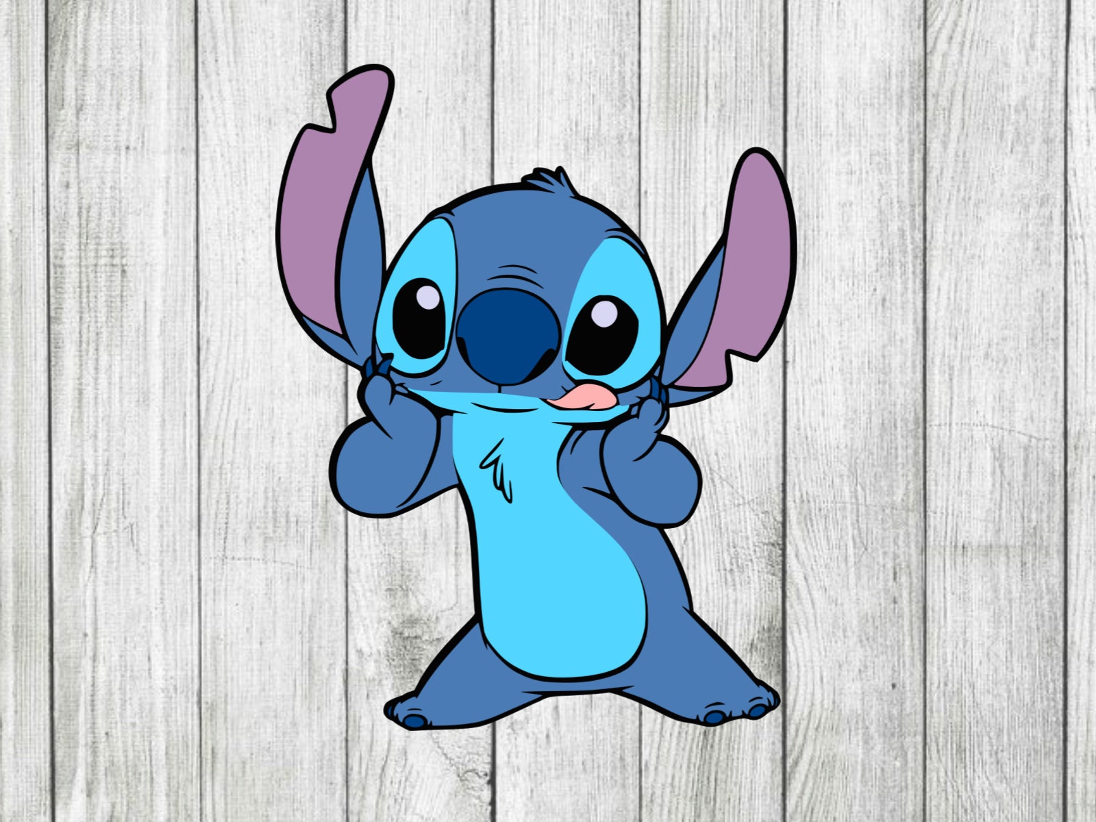 DXF silhouette Digital File Only alien Lilo and stitch PNG jpg cricut