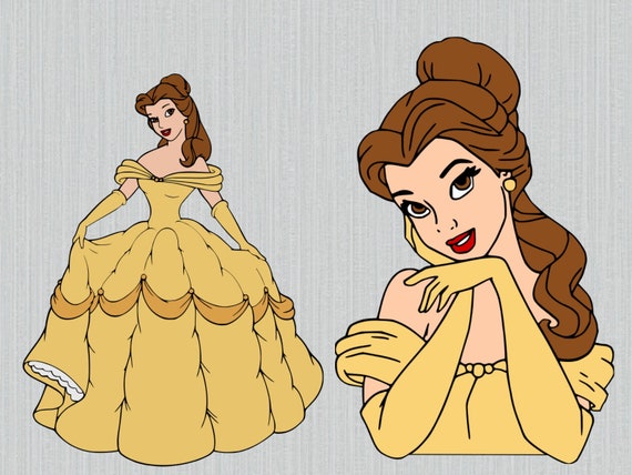 Beauty And The Beast Svg Bundle Belle Svg Beauty And The Etsy