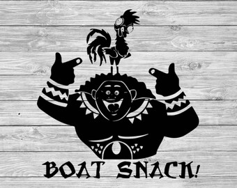 Moana SVG, Maui svg, hei hei svg, boat snack svg, disney svg, hei hei svg, dxf