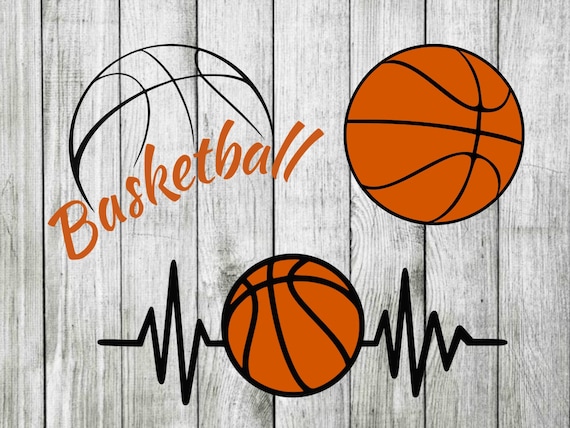 Download Basketball Svg Bundle Basketball Heartbeat Svg Clipart Cutting Files For Cricut Silhouette Png Dxf Eps Svg