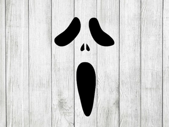 Ghost face svg ghost svg ghost shirt svg halloween svg cut