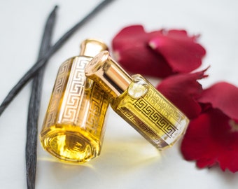 Golden Scent Perfume Oil (Vanilla Musky) - long lasting vegan unisex fragrance