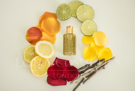Lemon Tree Perfume Oil Long Lasting Unisex Vegan Fragrance