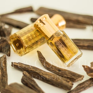 Oudh Leder Parfümöl / Oud - lang anhaltender veganer Unisex-Duft