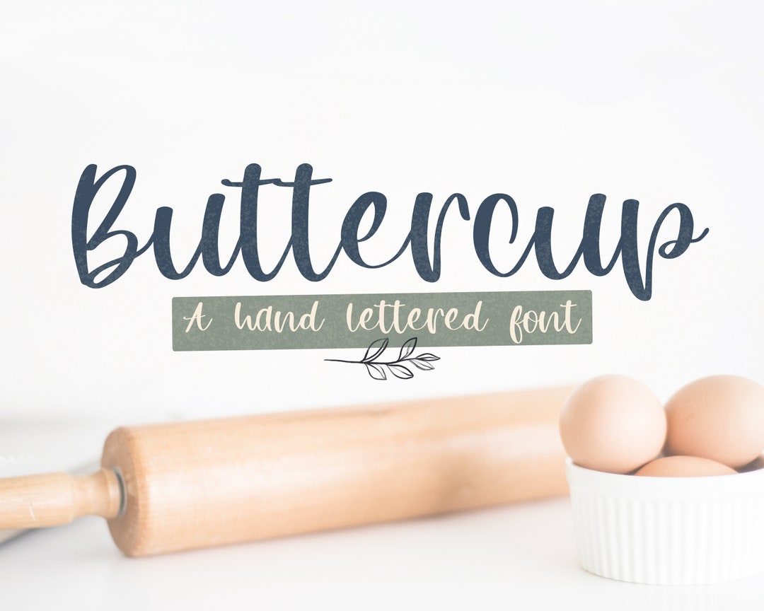 Hand Lettered Script Font - Crafting Font - Spring - Fonts for Svgs ...
