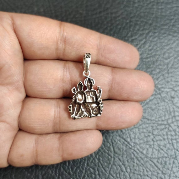 Vishnu Pendant Sterling Silver Lakshmi 