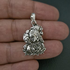 Shiva Parvati Pendant, Sterling Silver, Trishula, mahadev, Cosmic, Shiv, Rudra, bholeynath Pendant, kali, trident, Crescent Moon, 925