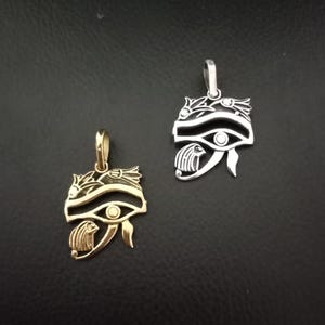 Eye Of Ra pendant, Ra Eye Pendant, Polished Brass Pendant, Gift For Her, Gift For Him, ,Eye Of Re