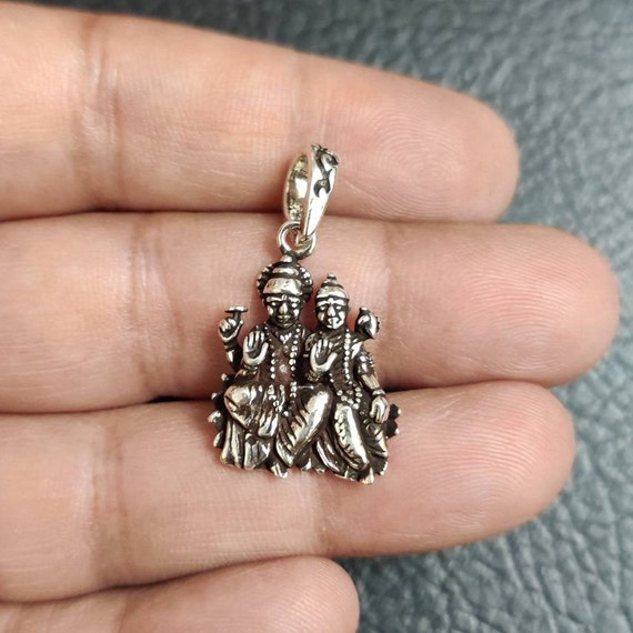 Vishnu Pendant Sterling Silver Lakshmi 