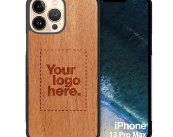 Coque personnalisée en bois iPhone 13 Pro Max 6.7 »