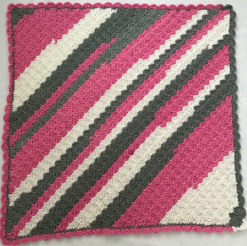 Ready to Ship ~ Pink Baby Blanket Baby Blanket Crochet Crochet Baby Blanket Gift Crochet Afghan Handmade Blanket