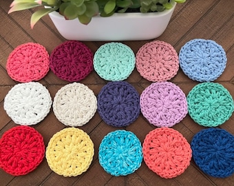 Car Coaster Crochet / Free Shipping / Set of 2 / Car Coasters Set of 2 / Car Accessories / Eco-Friendly Car Cup Coasters / Gift