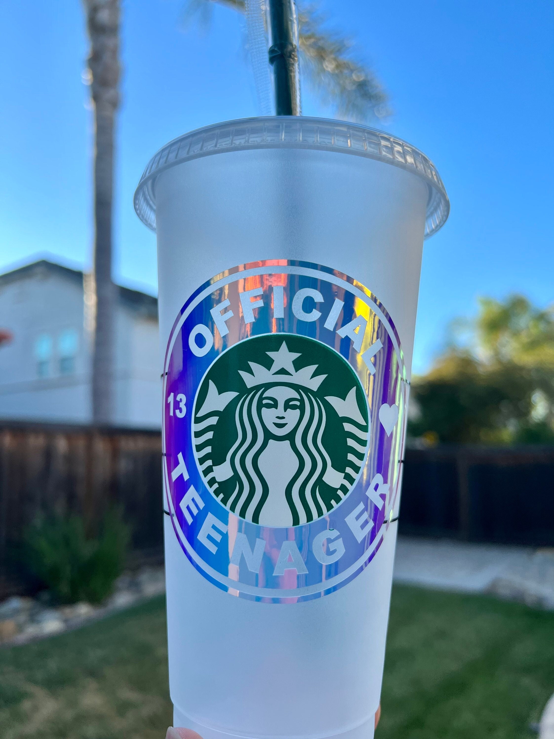 Official Teenager Personalized Starbucks Cold Cup / 