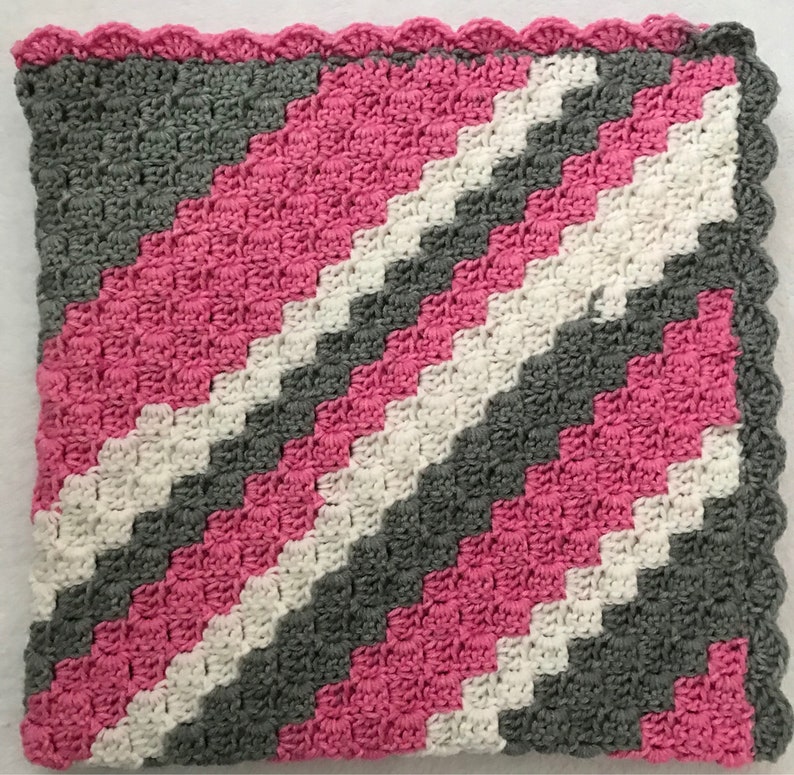 Ready to Ship ~ Pink Baby Blanket Baby Blanket Crochet Crochet Baby Blanket Gift Crochet Afghan Handmade Blanket