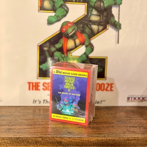 1991 Topps Teenage Mutant Ninja Turtles 2 Secret Of The Ooze Movie Cards Series - Complete Unopened Deck - 99 Movie Cards - 11 stickers