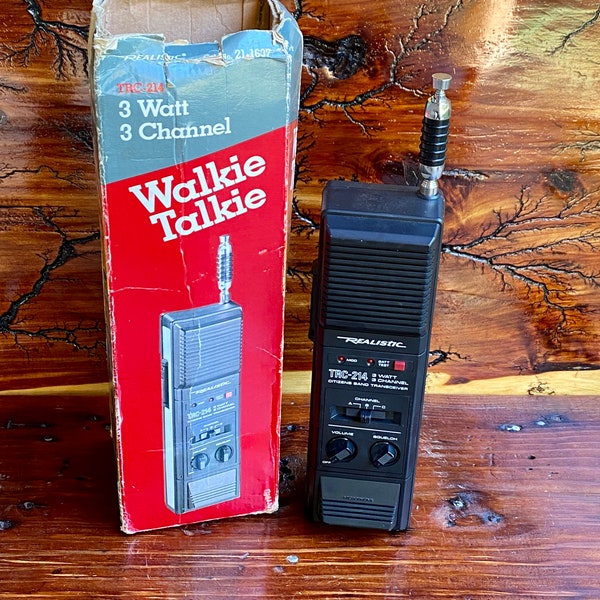 Radio Shack Walkie Talkies Etsy