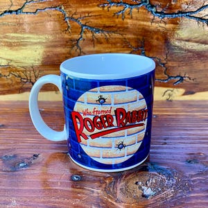 Vintage 1987 Who Framed Roger Rabbit Applause Mug – Retro Cartoon Coffee Cup Made in Korea