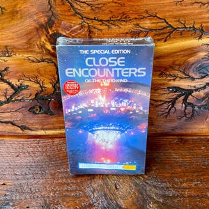 1993 Sealed Close Encounters Of The Third Kind VHS - The Special Edition - Steven Spielberg Sci Fi